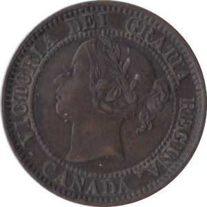 1859 ONE CENT CANADA - WORLD COINS - Cambridgeshire Coins