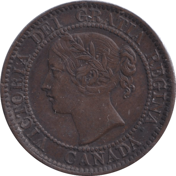 1859 ONE CENT CANADA - WORLD COINS - Cambridgeshire Coins