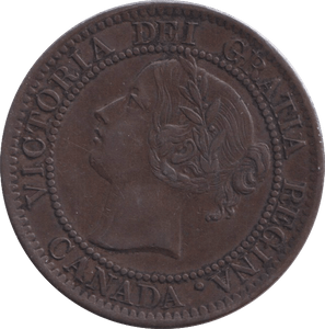 1859 ONE CENT CANADA - WORLD COINS - Cambridgeshire Coins