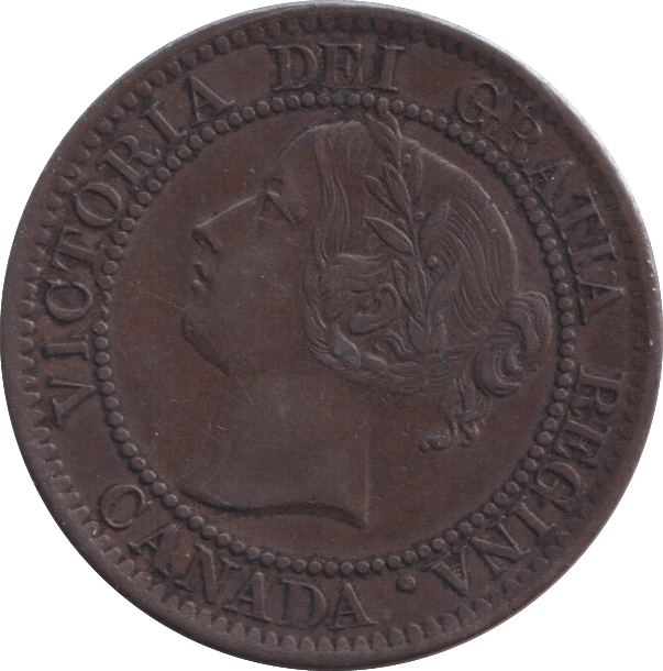 1859 ONE CENT CANADA - WORLD COINS - Cambridgeshire Coins
