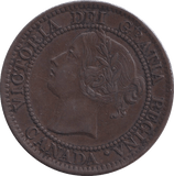 1859 ONE CENT CANADA - WORLD COINS - Cambridgeshire Coins