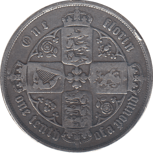 1859 ONE FLORIN ( FINE ) - FLORIN - Cambridgeshire Coins