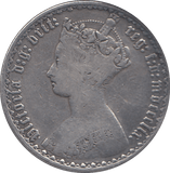 1859 ONE FLORIN ( FINE ) - FLORIN - Cambridgeshire Coins