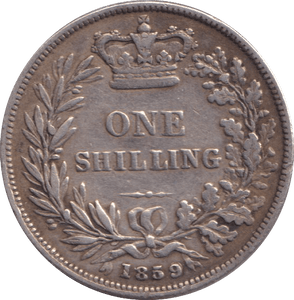 1859 ONE SHILLING ( GF ) - SHILLING - Cambridgeshire Coins