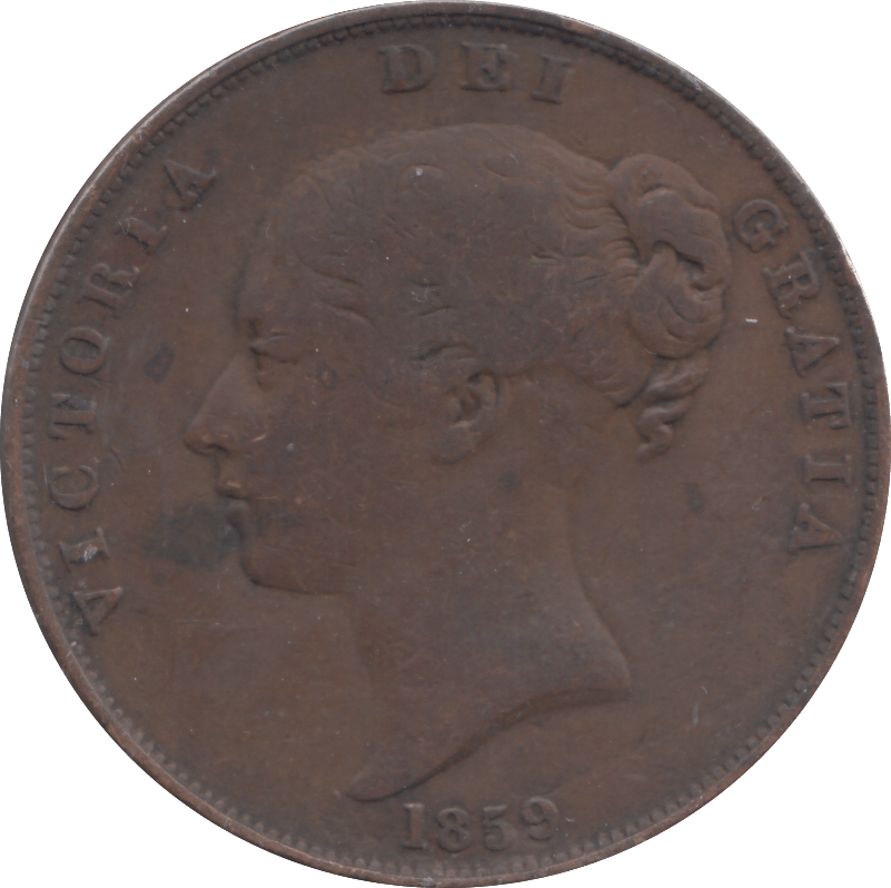 1859 PENNY ( GF ) - PENNY - Cambridgeshire Coins
