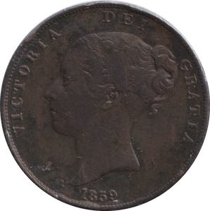 1859 PENNY ( GVF ) - PENNY - Cambridgeshire Coins