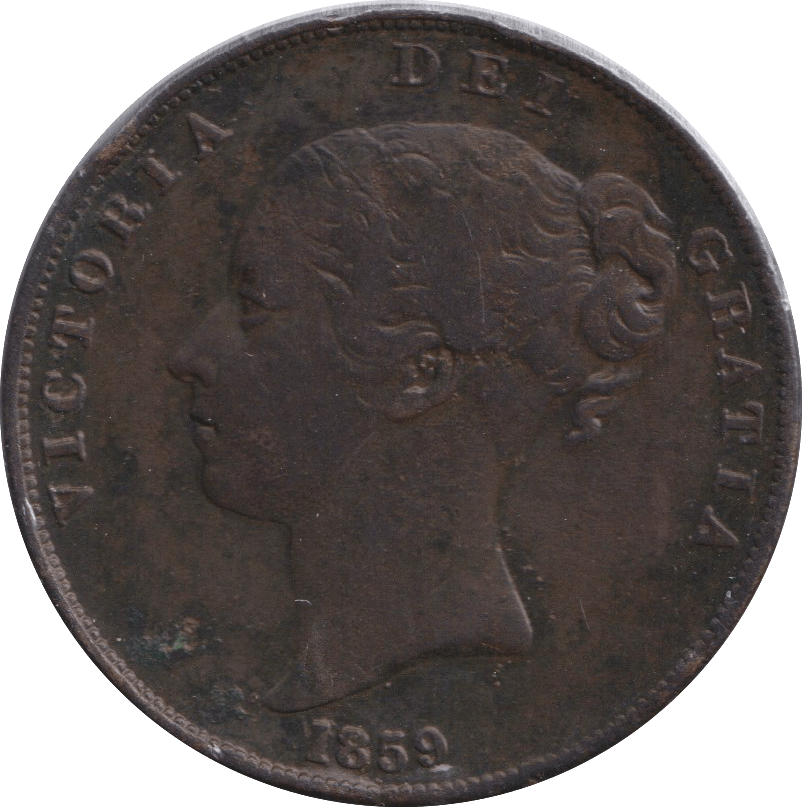 1859 PENNY ( GVF ) - PENNY - Cambridgeshire Coins