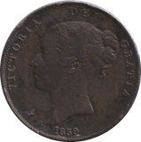 1859 PENNY ( GVF ) - PENNY - Cambridgeshire Coins