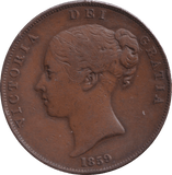 1859 PENNY ( GVF ) - PENNY - Cambridgeshire Coins