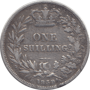 1859 SHILLING ( F ) - SHILLING - Cambridgeshire Coins