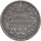 1859 SHILLING ( F ) - SHILLING - Cambridgeshire Coins