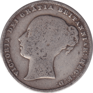 1859 SHILLING ( FAIR ) - SHILLING - Cambridgeshire Coins