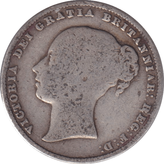 1859 SHILLING ( FAIR ) - SHILLING - Cambridgeshire Coins