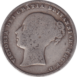 1859 SHILLING ( FAIR ) - SHILLING - Cambridgeshire Coins