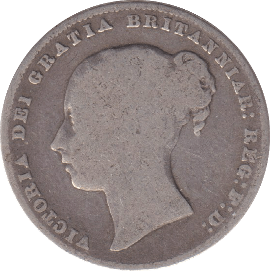 1859 SHILLING ( FAIR ) - SHILLING - Cambridgeshire Coins