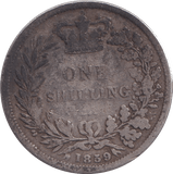 1859 SHILLING ( FAIR ) - SHILLING - Cambridgeshire Coins