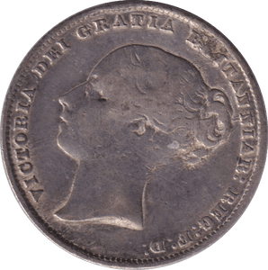 1859 SHILLING ( FINE ) - SHILLING - Cambridgeshire Coins