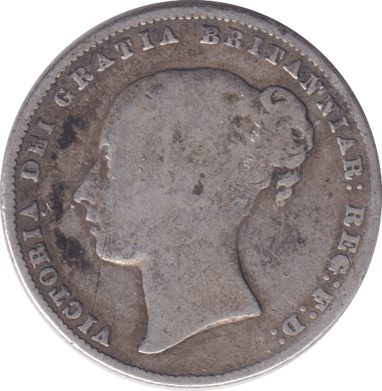 1859 SHILLING ( NF ) - SHILLING - Cambridgeshire Coins