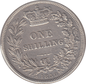 1859 SHILLING ( VF ) - SHILLING - Cambridgeshire Coins