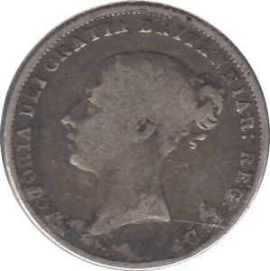 1859 SIXPENCE ( FINE ) 2 - SIXPENCE - Cambridgeshire Coins