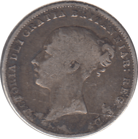1859 SIXPENCE ( FINE ) 2 - SIXPENCE - Cambridgeshire Coins