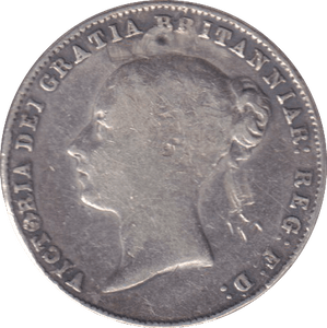 1859 SIXPENCE ( FINE ) HOLED - SIXPENCE - Cambridgeshire Coins