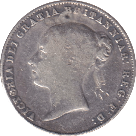 1859 SIXPENCE ( FINE ) HOLED - SIXPENCE - Cambridgeshire Coins