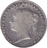 1859 SIXPENCE ( FINE ) HOLED - SIXPENCE - Cambridgeshire Coins