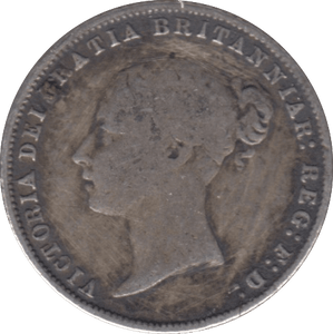 1859 SIXPENCE ( FINE ) - SIXPENCE - Cambridgeshire Coins