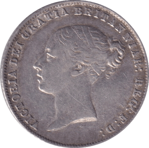 1859 SIXPENCE ( GVF ) - SIXPENCE - Cambridgeshire Coins