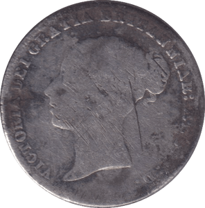 1859 SIXPENCE ( NF ) - SIXPENCE - Cambridgeshire Coins
