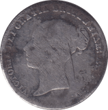 1859 SIXPENCE ( NF ) - SIXPENCE - Cambridgeshire Coins