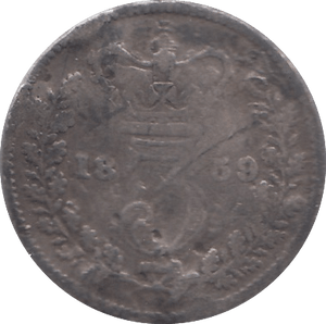 1859 THREEPENCE ( FAIR ) - THREEPENCE - Cambridgeshire Coins