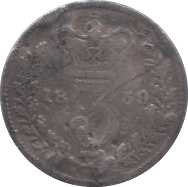 1859 THREEPENCE ( FAIR ) - THREEPENCE - Cambridgeshire Coins