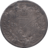 1859 THREEPENCE ( FAIR ) - THREEPENCE - Cambridgeshire Coins