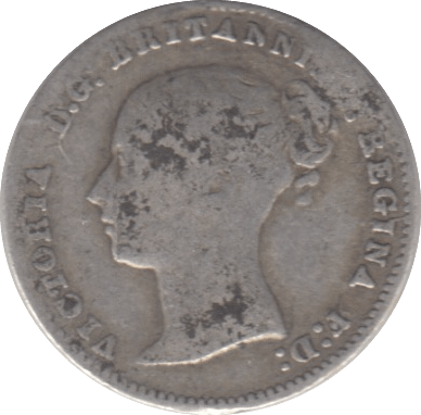 1859 THREEPENCE ( NF ) - THREEPENCE - Cambridgeshire Coins