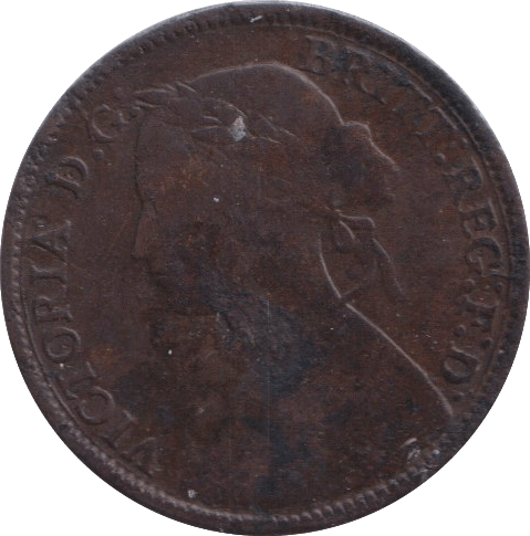 1860 FARTHING ( FINE ) - FARTHING - Cambridgeshire Coins