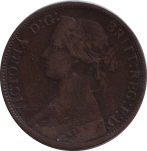 1860 FARTHING ( FINE ) - FARTHING - Cambridgeshire Coins