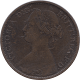 1860 FARTHING ( FINE ) - Farthing - Cambridgeshire Coins