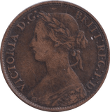 1860 FARTHING ( GF ) - FARTHING - Cambridgeshire Coins