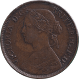 1860 FARTHING ( GVF ) - FARTHING - Cambridgeshire Coins