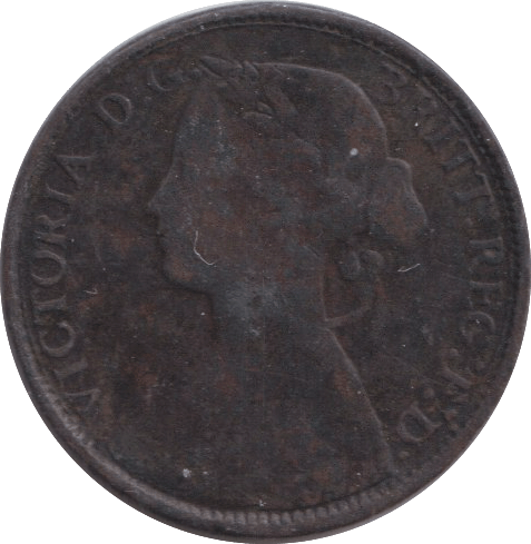 1860 FARTHING ( NF ) - FARTHING - Cambridgeshire Coins