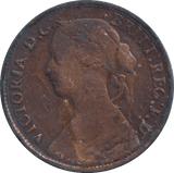 1860 FARTHING ( NF ) - FARTHING - Cambridgeshire Coins