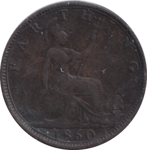 1860 FARTHING ( NF ) - FARTHING - Cambridgeshire Coins