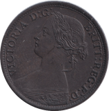 1860 FARTHING ( UNC ) - FARTHING - Cambridgeshire Coins