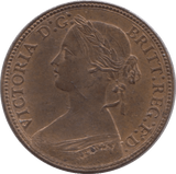 1860 FARTHING ( UNC ) - Farthing - Cambridgeshire Coins