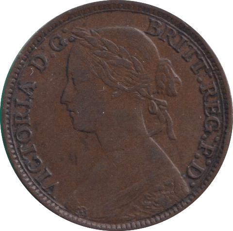 1860 FARTHING ( VF ) - FARTHING - Cambridgeshire Coins