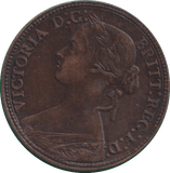 1860 FARTHING ( VF ) - FARTHING - Cambridgeshire Coins