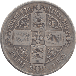 1860 FLORIN ( FINE ) - FLORIN - Cambridgeshire Coins