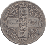 1860 FLORIN ( FINE ) - FLORIN - Cambridgeshire Coins